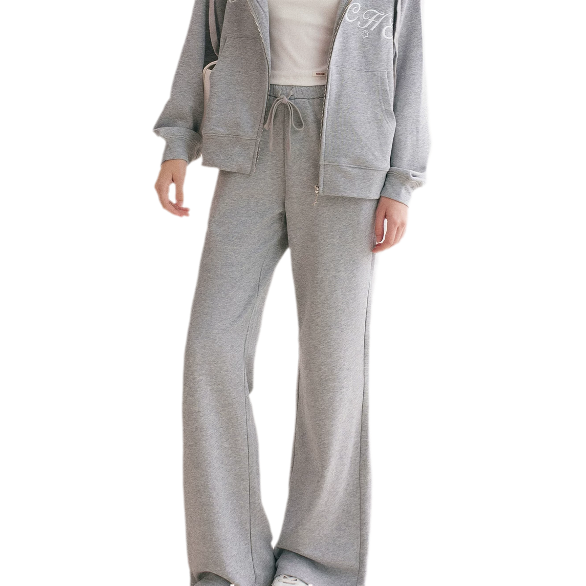 Cotton Hooded Tracksuit Set