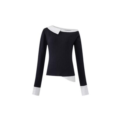 Cable Knit Cropped Sweater