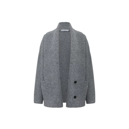 Dense Knit Shawl Cardigan