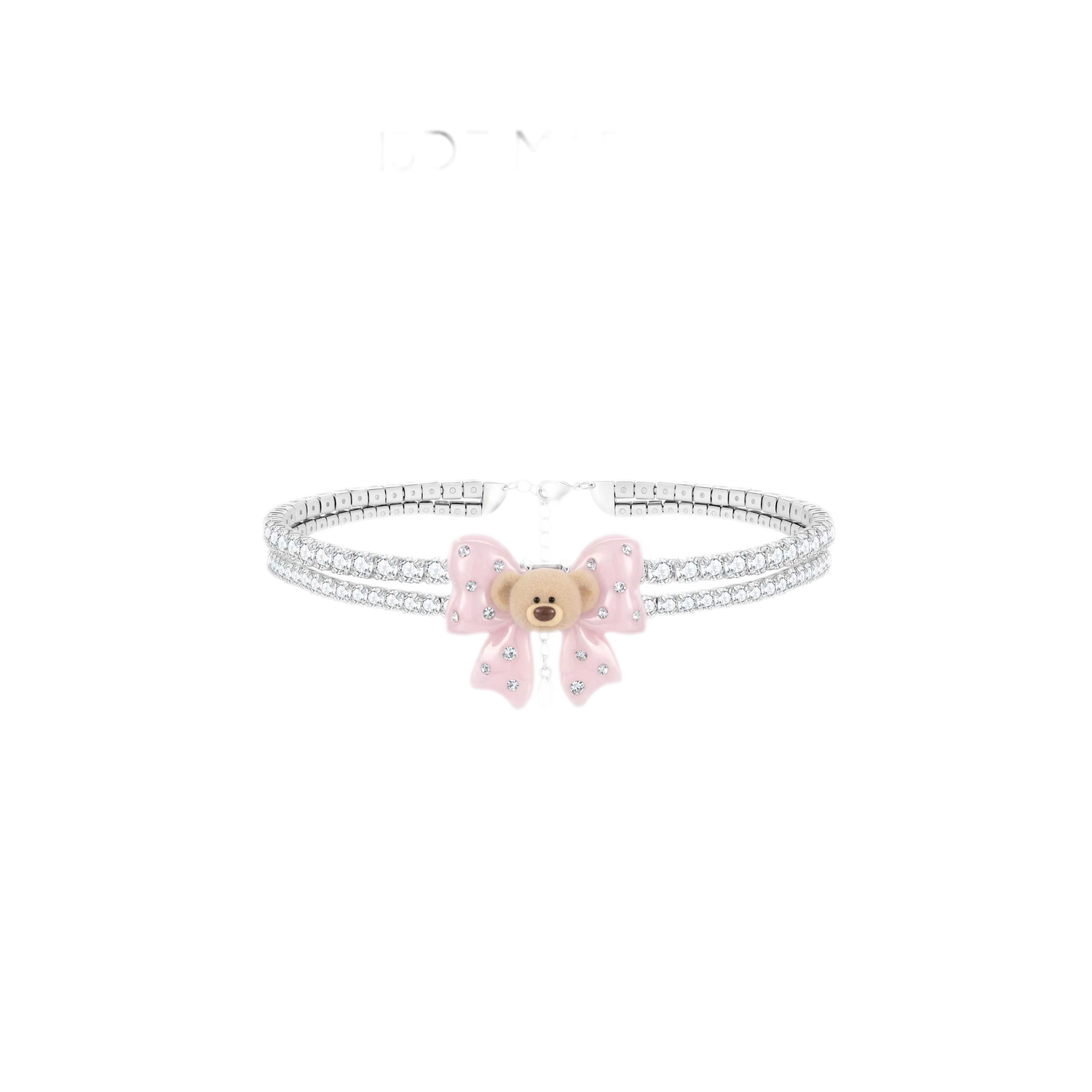 Mini Bear Bow Necklace