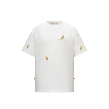 Unisex 2026 Spring/Summer Plush Bear T-Shirt