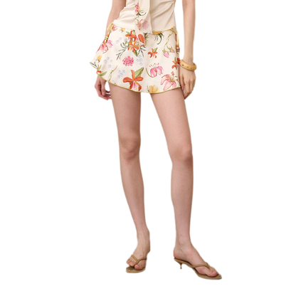 Floral Bustier Skirt Set