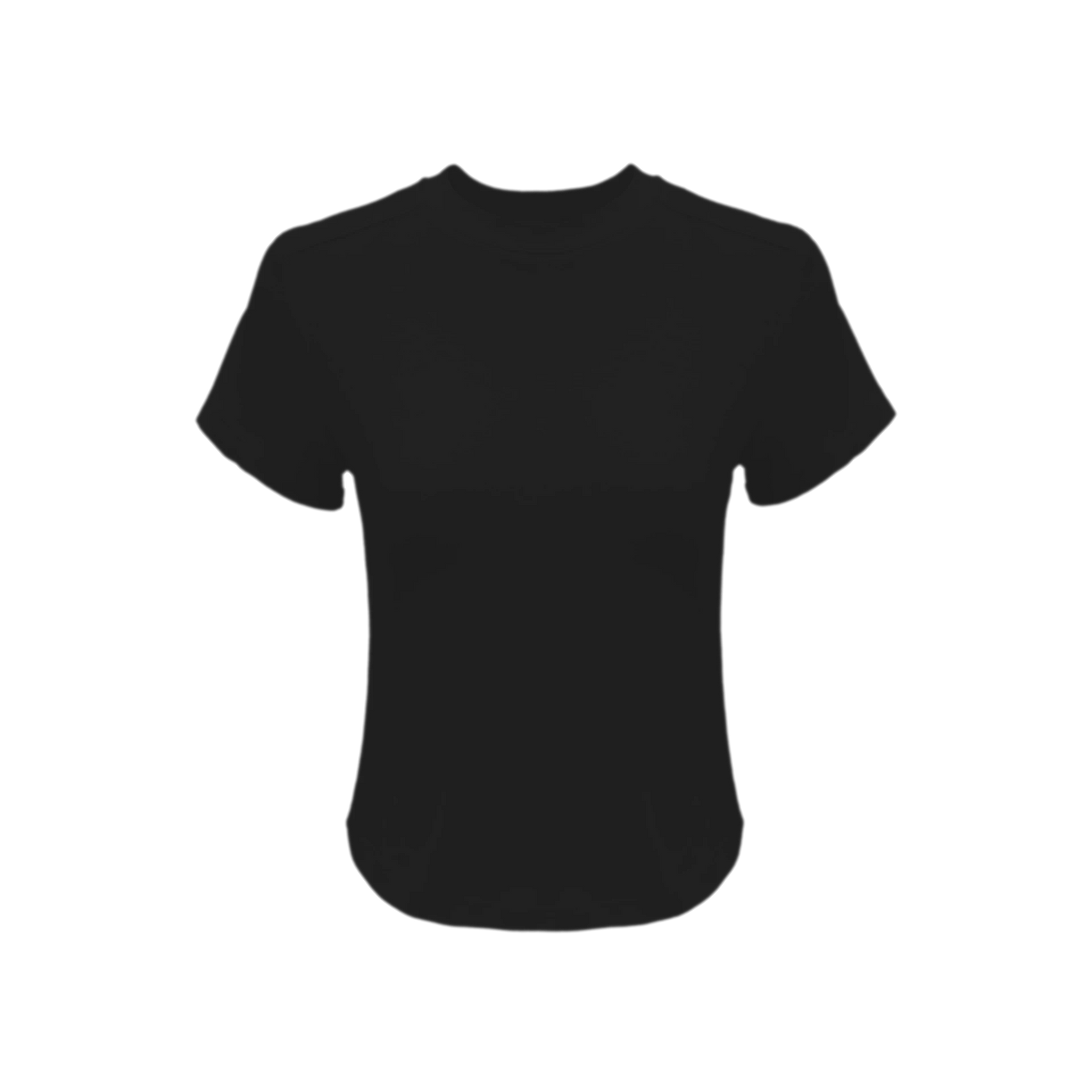 Stretch Cropped Crew-Neck T-Shirt