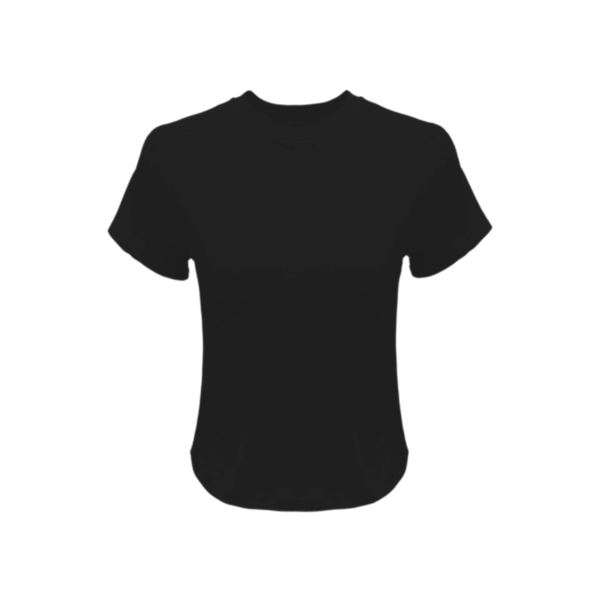 Stretch Cropped Crew-Neck T-Shirt