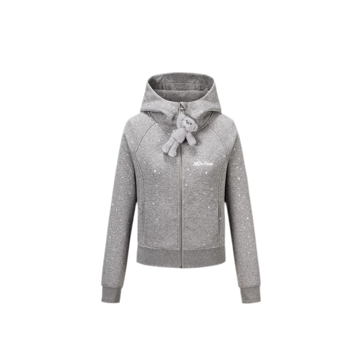 Starry Slim-Fit Hooded Sweatshirt