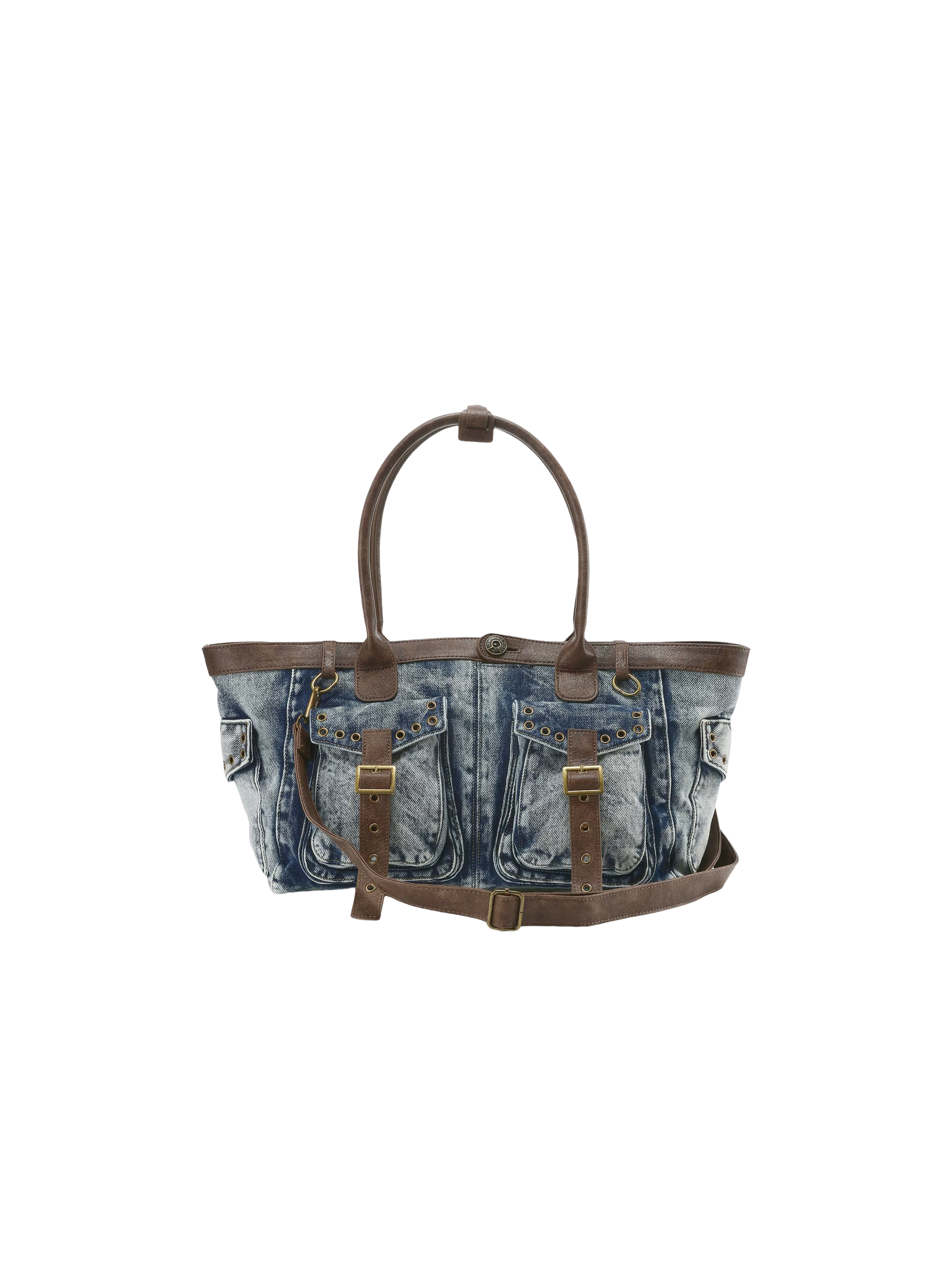Camouflage &amp; Denim Tote Bag