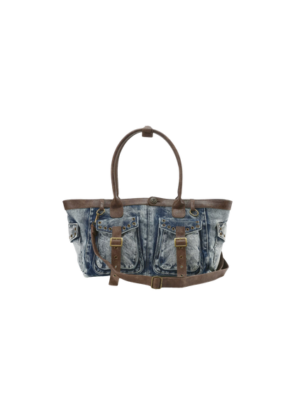 Camouflage &amp; Denim Tote Bag