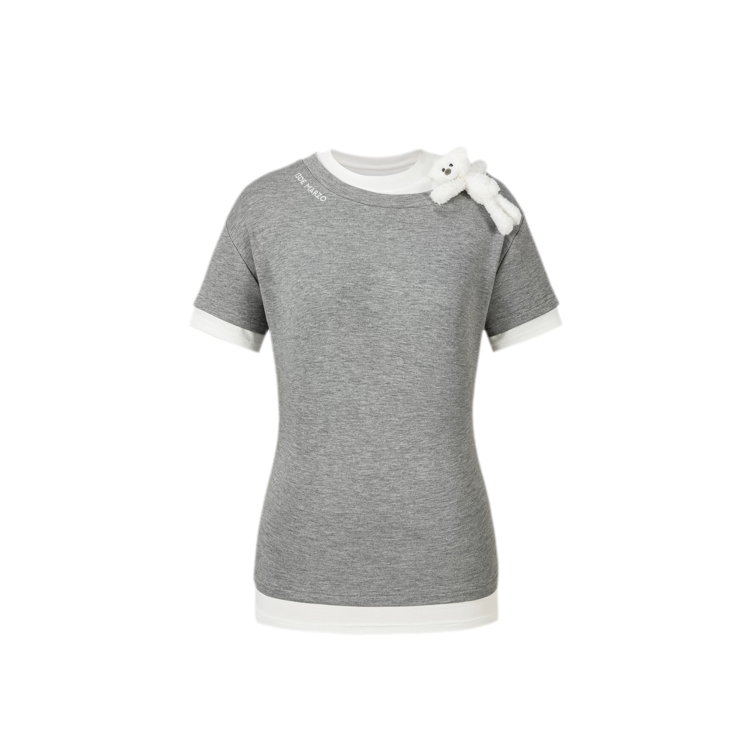 Off-Shoulder Layered Tee