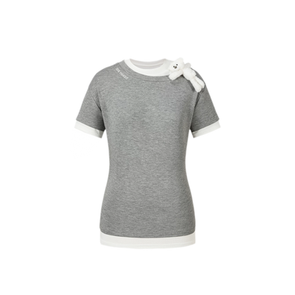 Off-Shoulder Layered Tee