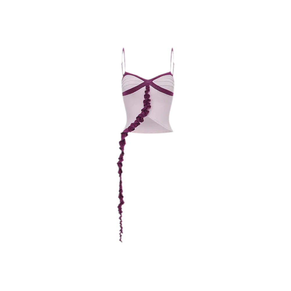 Ruched Ruffle Skirt Set