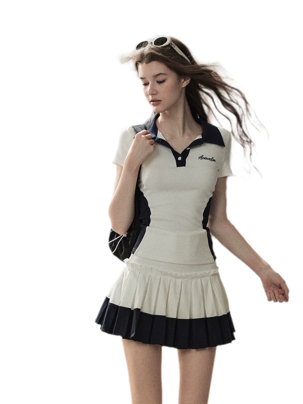 Preppy Knit Skirt Set