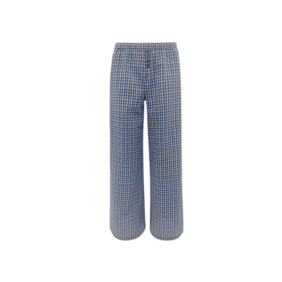 Blue-White Plaid / XS
