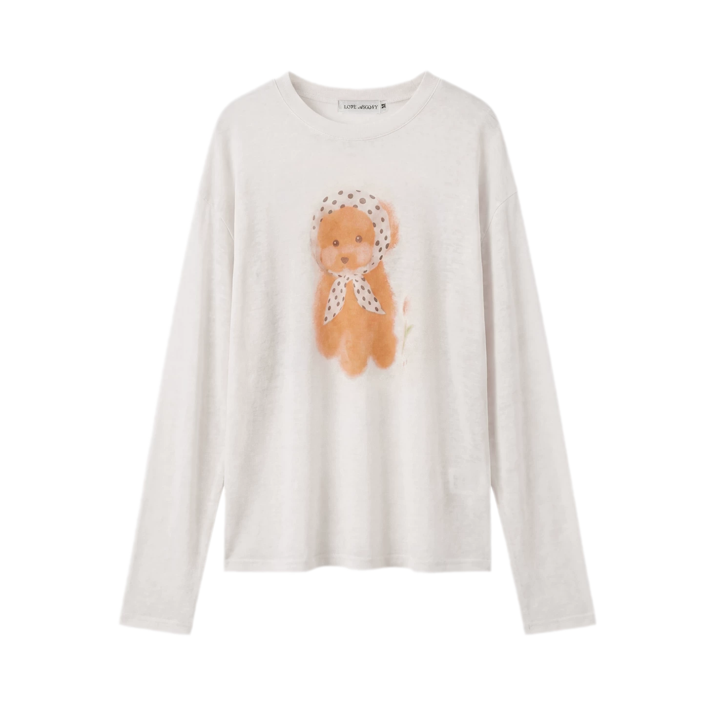 Lyocell Puppy Print Tee