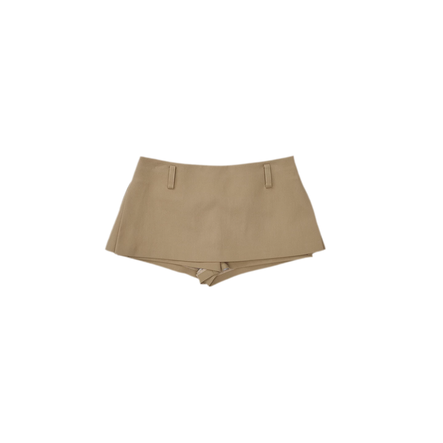 Structured A-Line Mini Skirt