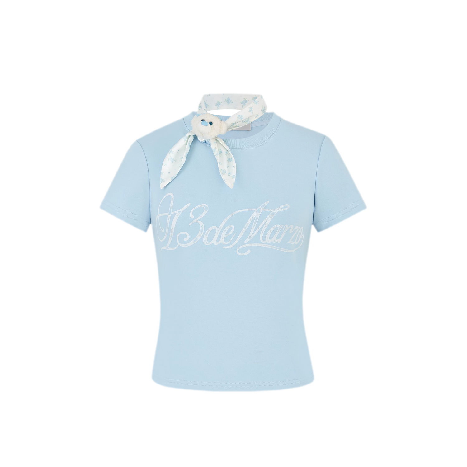 Floral Crossover Short T-shirt