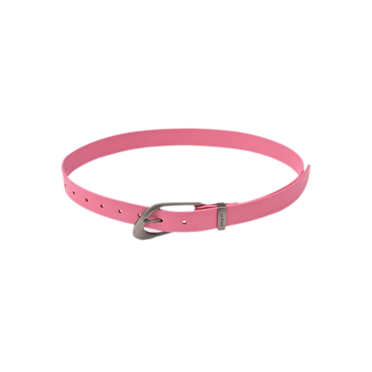 Classic Top Layer Leather Belt in Black and