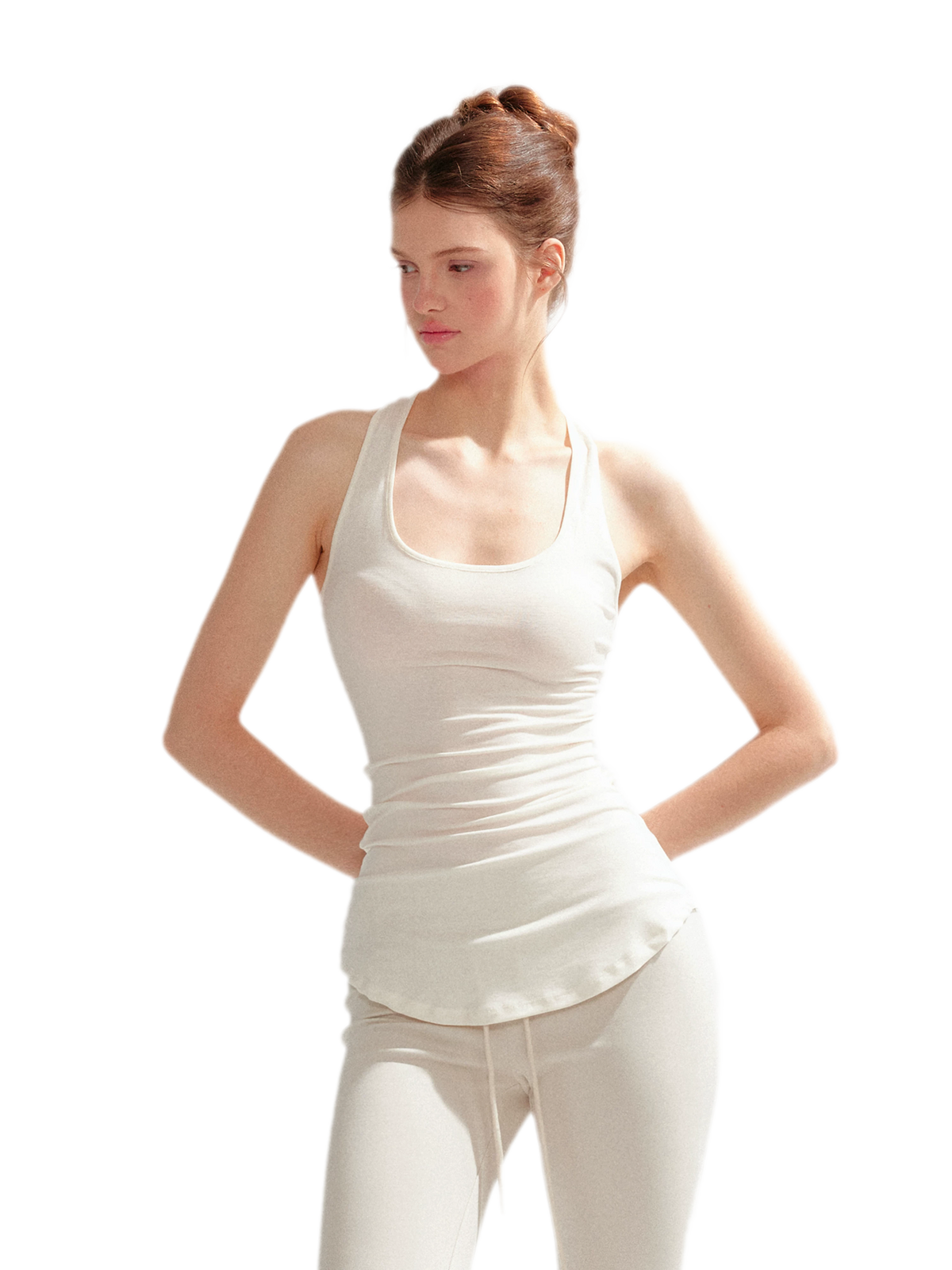 Tencel 扭轉工字背心