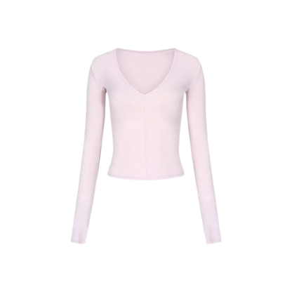 Deep V Slim Top