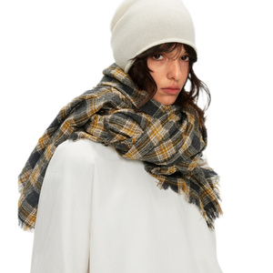 Gray/Yellow Plaid