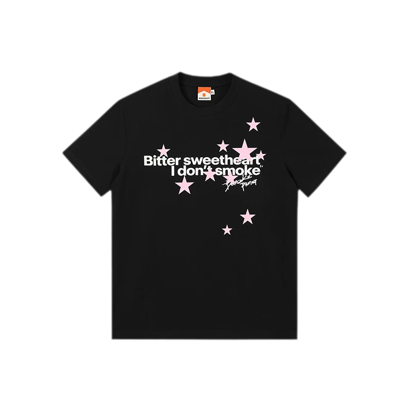 Star Print Short Sleeve T-Shirt