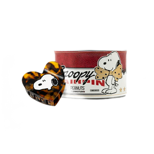 Snoopy Tortoiseshell Heart Hair Claw