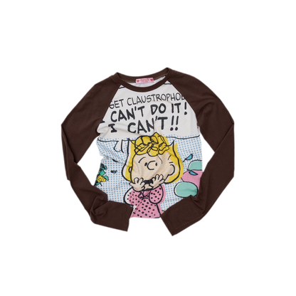 Contrast Raglan Graphic T-Shirt