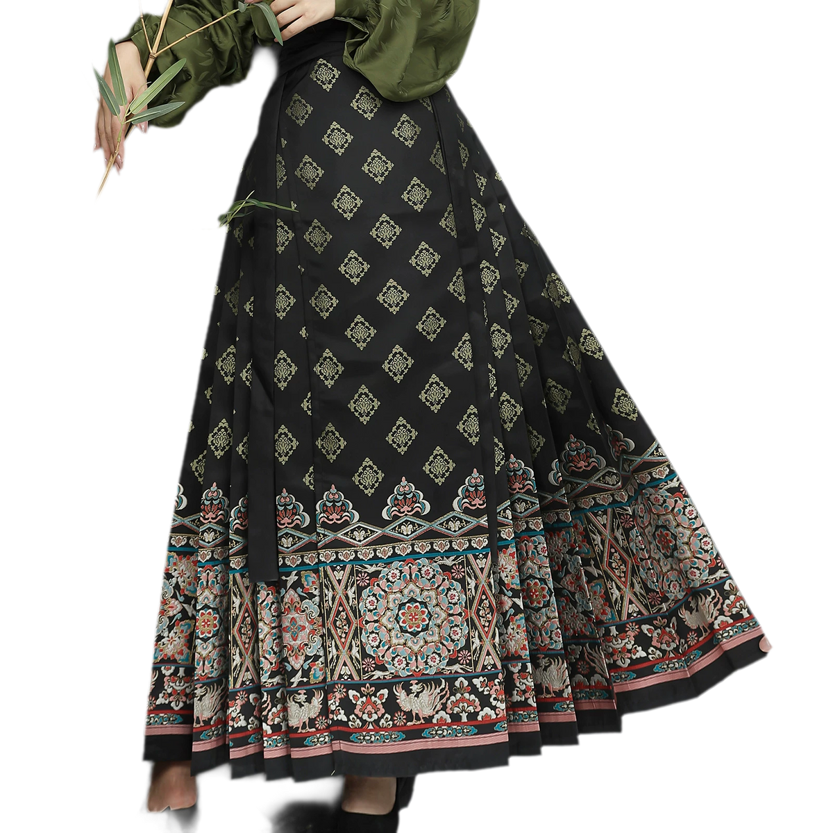 明月松间 Spirited Moon Pine Mamian Skirt