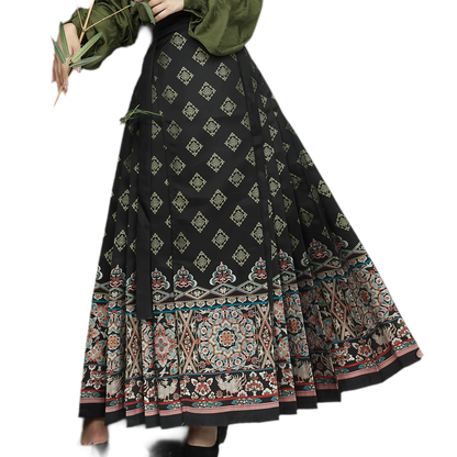 明月松间 Spirited Moon Pine Mamian Skirt