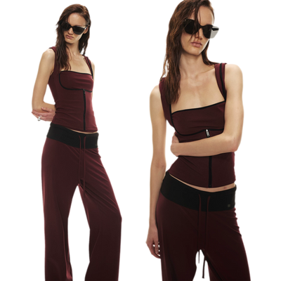 Wine Red Top / S