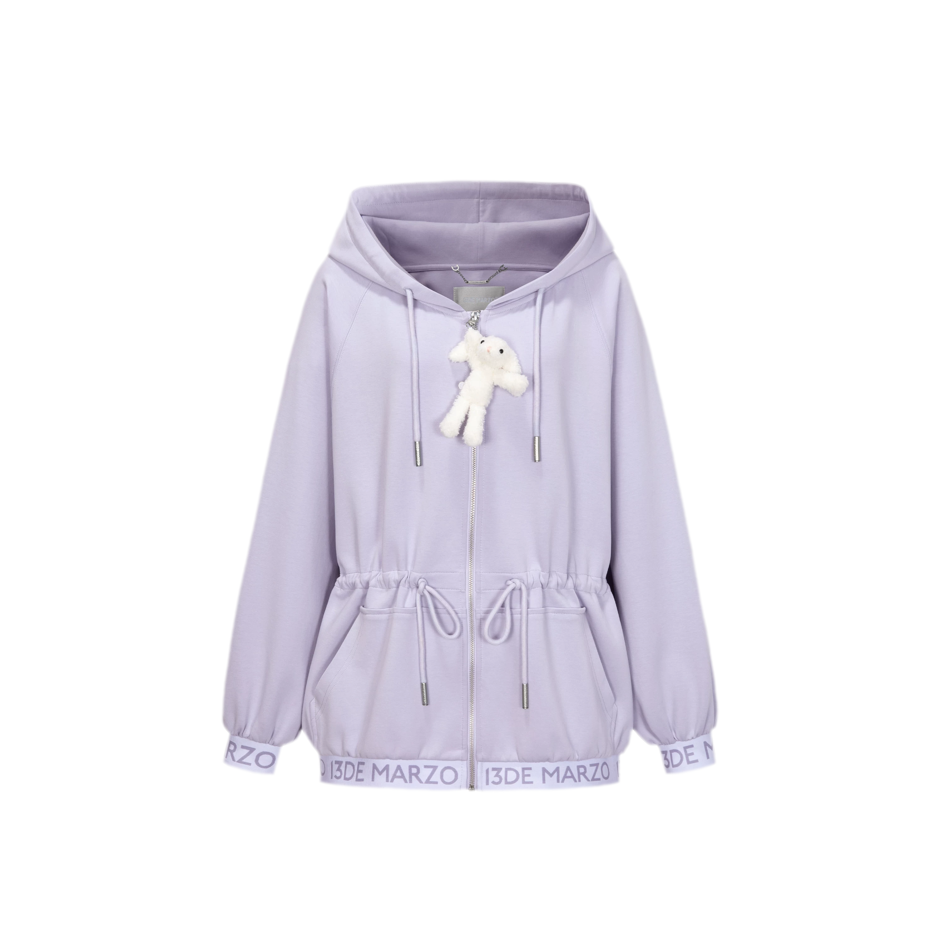 Logo Hooded Zip Jacket