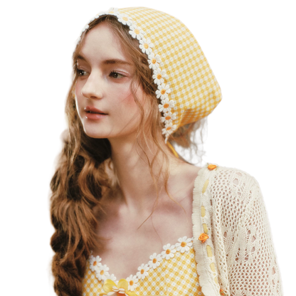 Daisy Gingham Midi Dress