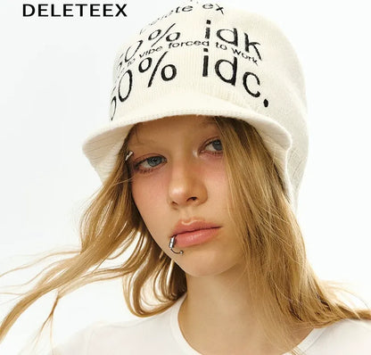 Emoticon Wool Knit Hat