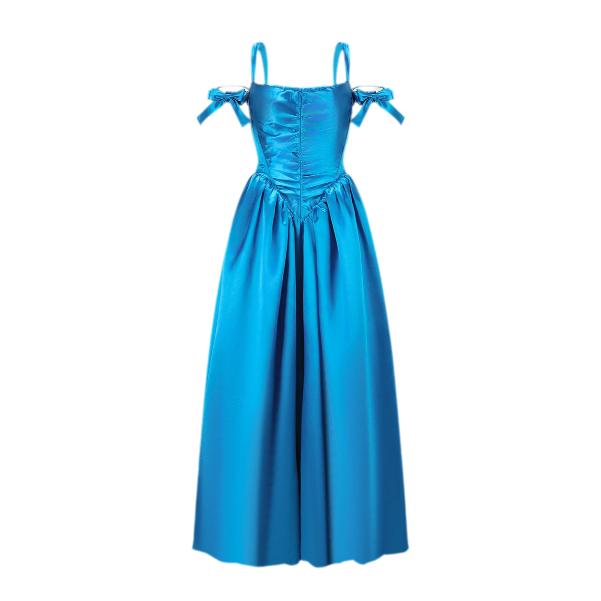 Satin Corset Evening Dress