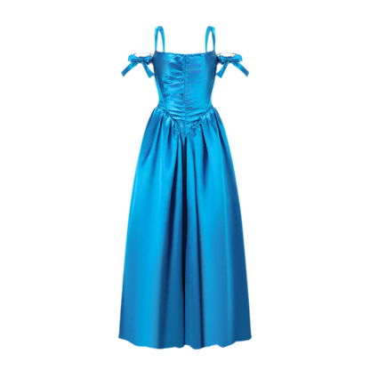 Satin Corset Evening Dress