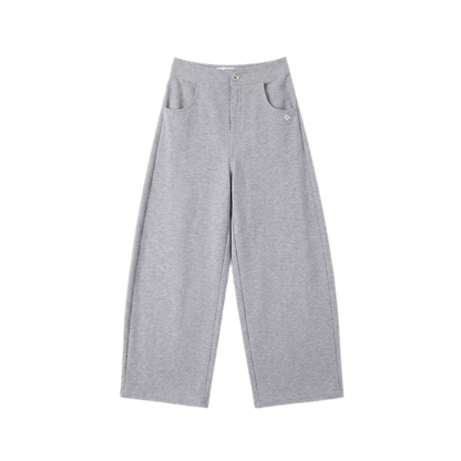 Asymmetric Off-Shoulder Tee Pants Set