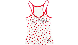White Strawberry Print / S