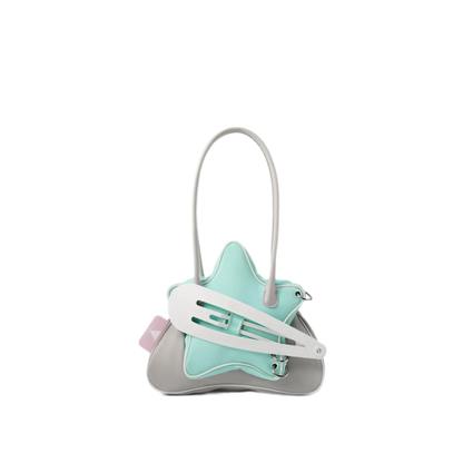 Matte Star-Shaped Shoulder Bag