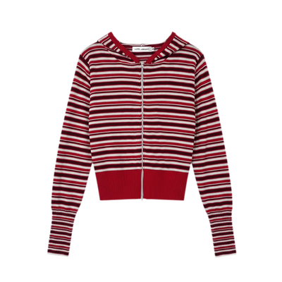 Red Stripe (Cardigan) / S