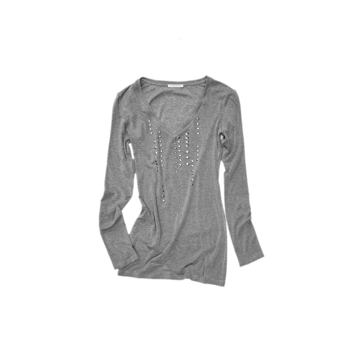 Rhinestone Fitted Knit Top