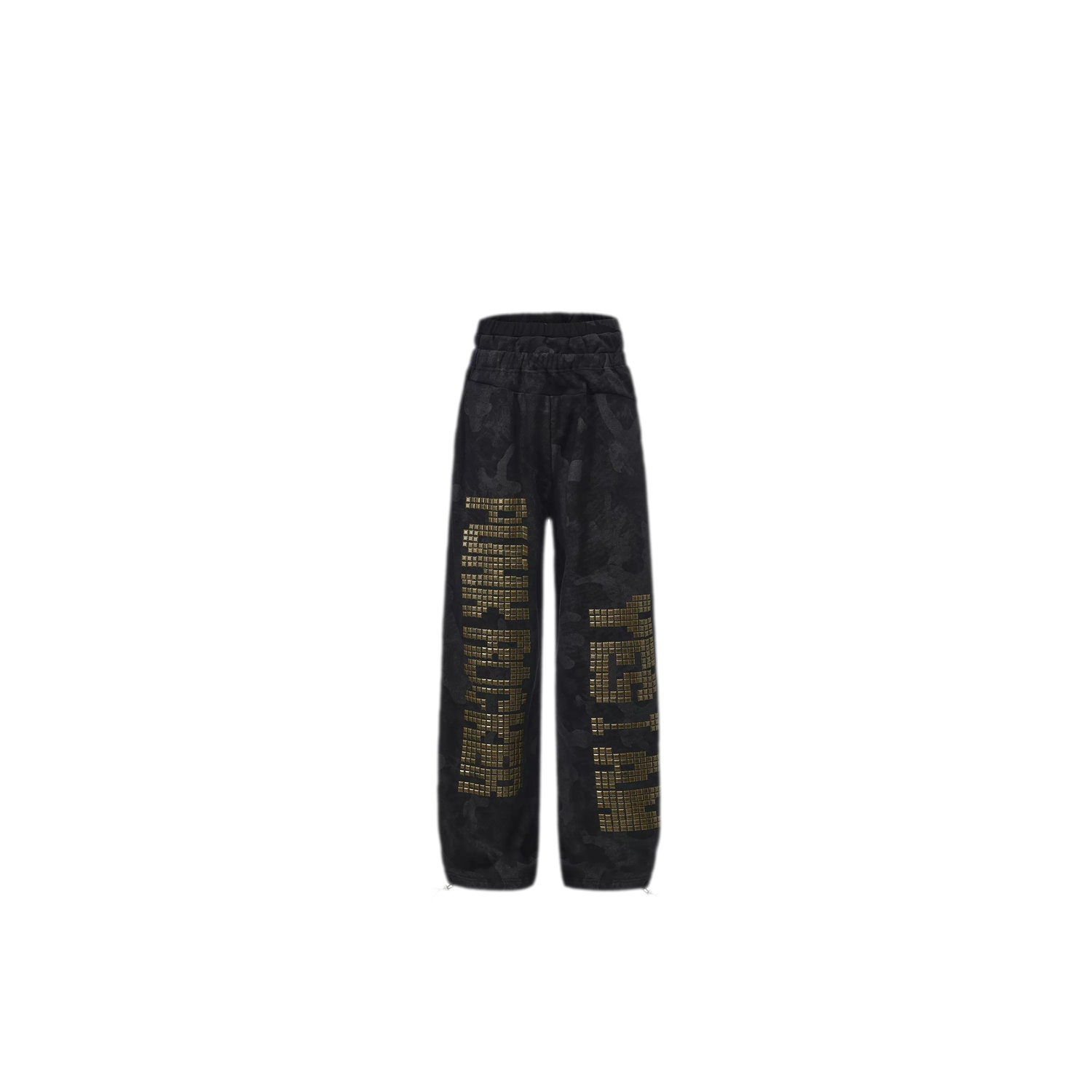 Camouflage Rhinestone Hoodie Sweatpants Set