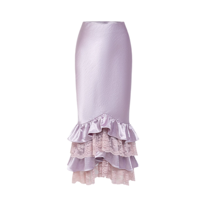 Polka-Dot Ruffle Corset Dress