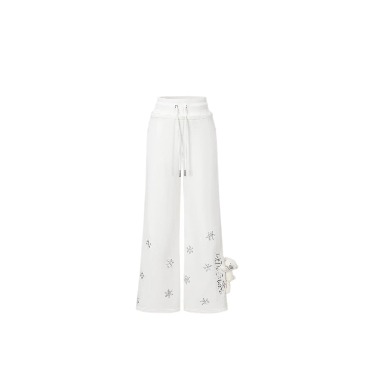 Reflective Gradient Micro-Flare Sweatpants