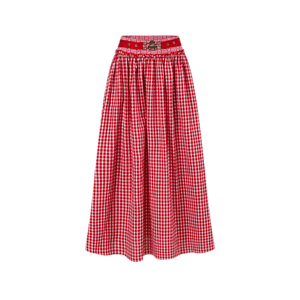 Red Plaid (Skirt) / XS