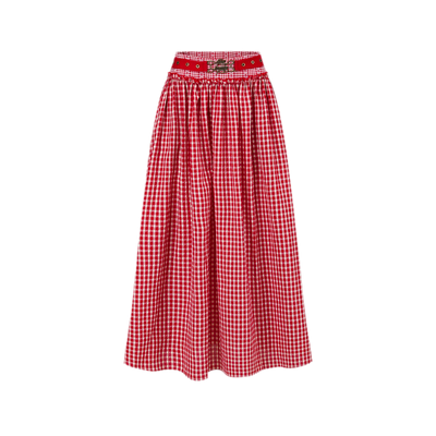Red Plaid (Skirt) / XS