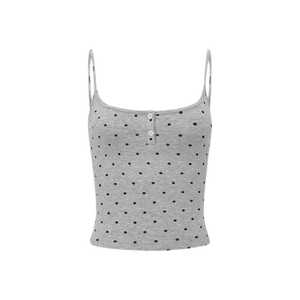 Gray Polka Dot Cami / L