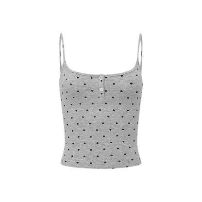 Polka Dot Embroidered Set