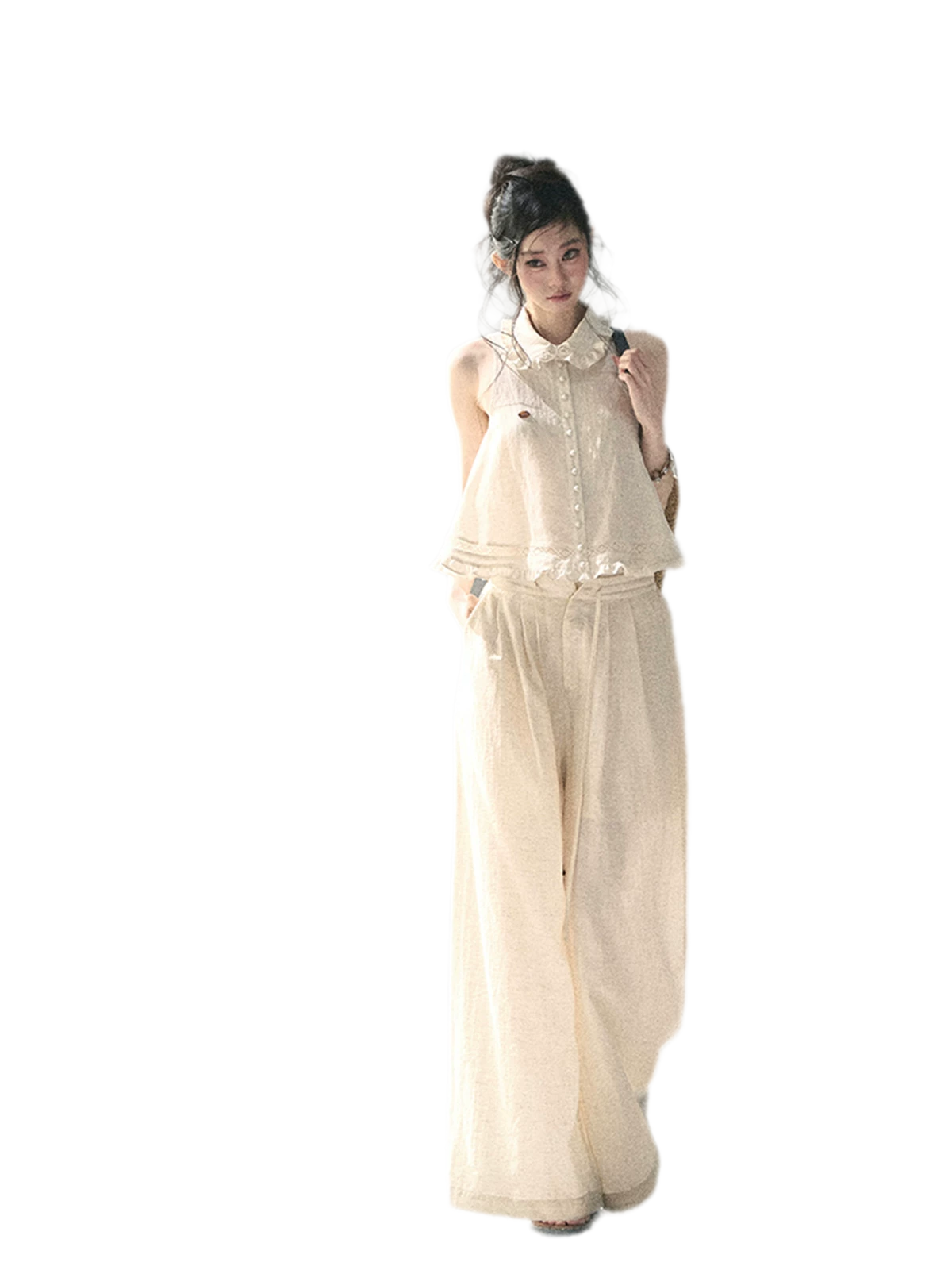 Soft Lace Two-Piece Set