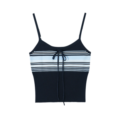 Striped Hooded Three-Piece Set