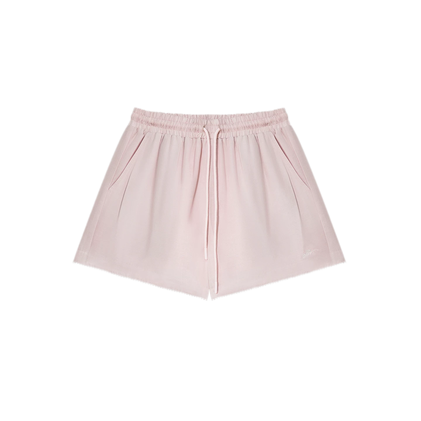 Lace Trim Drawstring Set