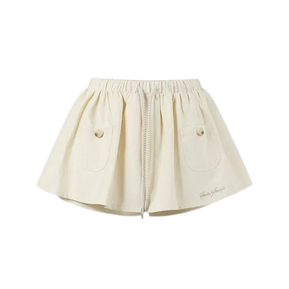 Cotton Lyocell Pocket Skirt